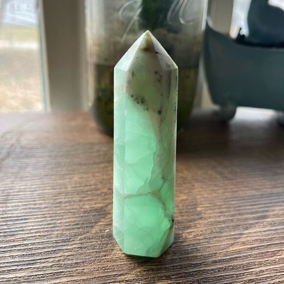 Caribbean calcite tower small banding standing point polished decor natural - Picture 4 of 9